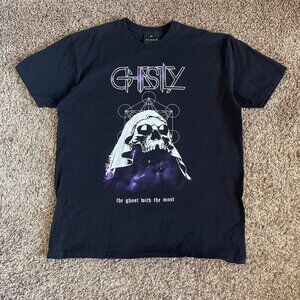 Ghastly EDM DJ T-Shirt Black XL Festival Rave Artist Tee Merch